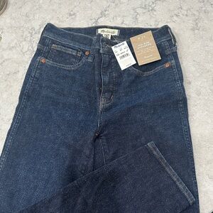 NWT Madewell Men's Dark Blue Slim Jeans